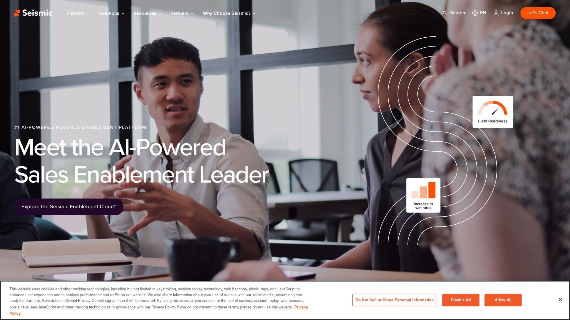 Seismic  Landing Page